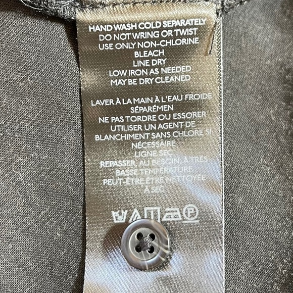 Pilcro Tulle Shirt Button Up Whimsigoth Fairy Dark Academia Witchycore Black XS - Picture 13 of 15